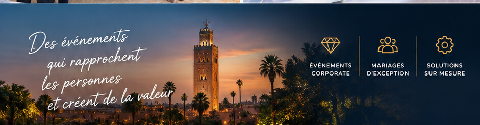 Vue de Marrakech au coucher du soleil